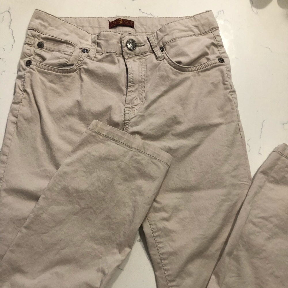 Seven jeans light khaki pants Boys size 8